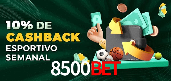 10% de bônus de cashback na 8500bet